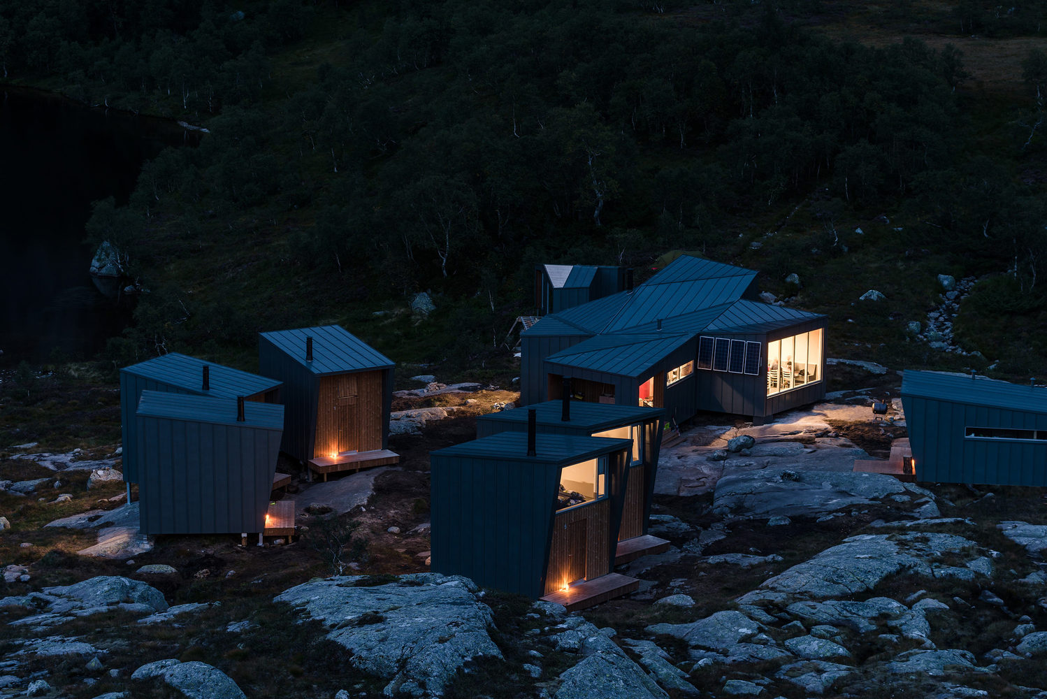 挪威荒野环保山间小屋-34