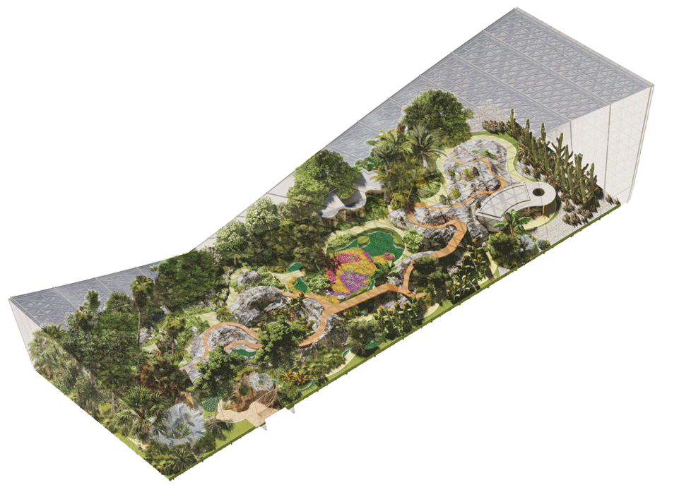 南通植物园温室 | 轻舟造型，四季花卉展示-93