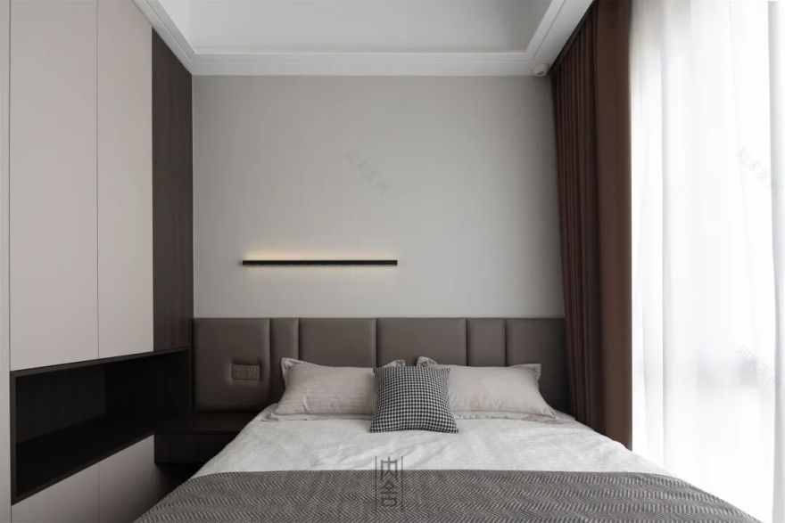 内舍软装丨168㎡意式轻奢风,通过局改规划空间,呈现更舒适的生活家!-36