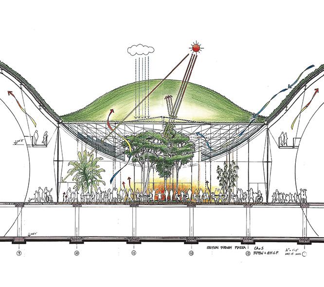 加州科学院新馆 | 绿色环保的设计典范-26
