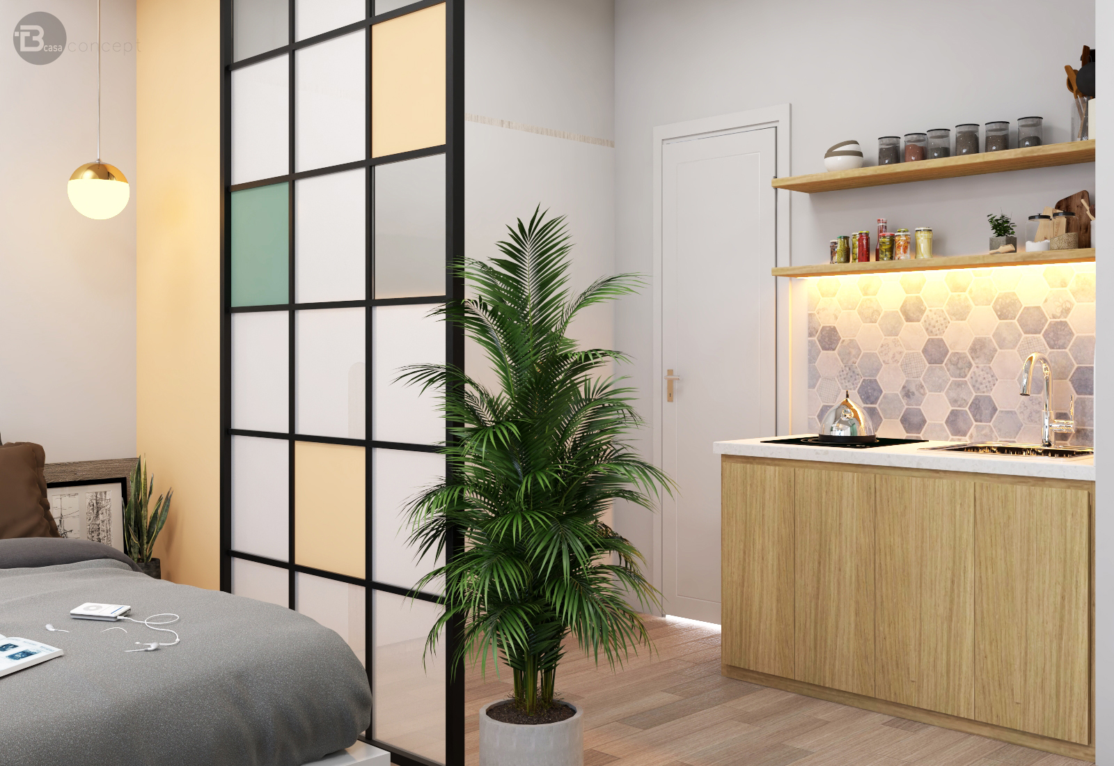 COLOR BLOCK MINI APARTMENT-6