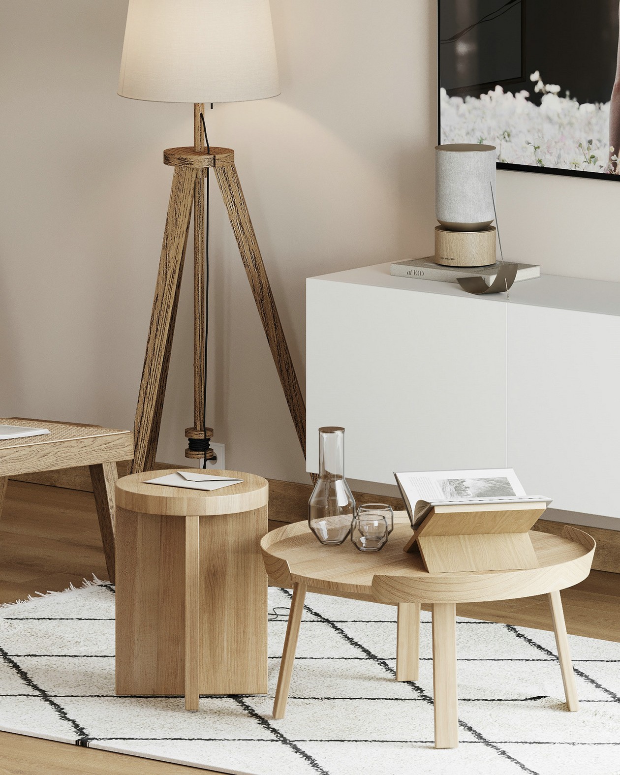 原木风小空间公寓设计-5