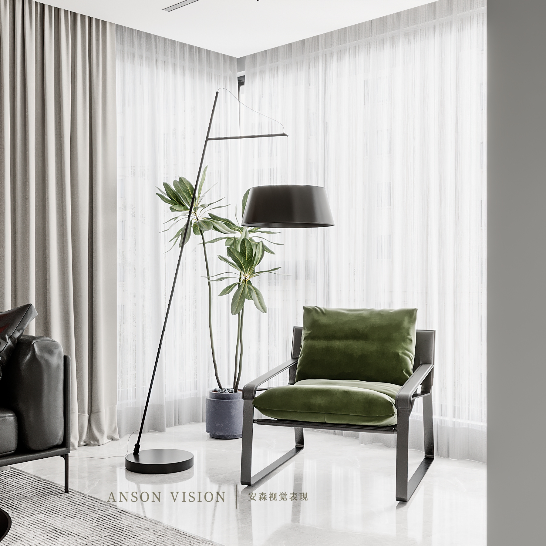 现代平层设计丨Ansonvision·蒙头睡-10