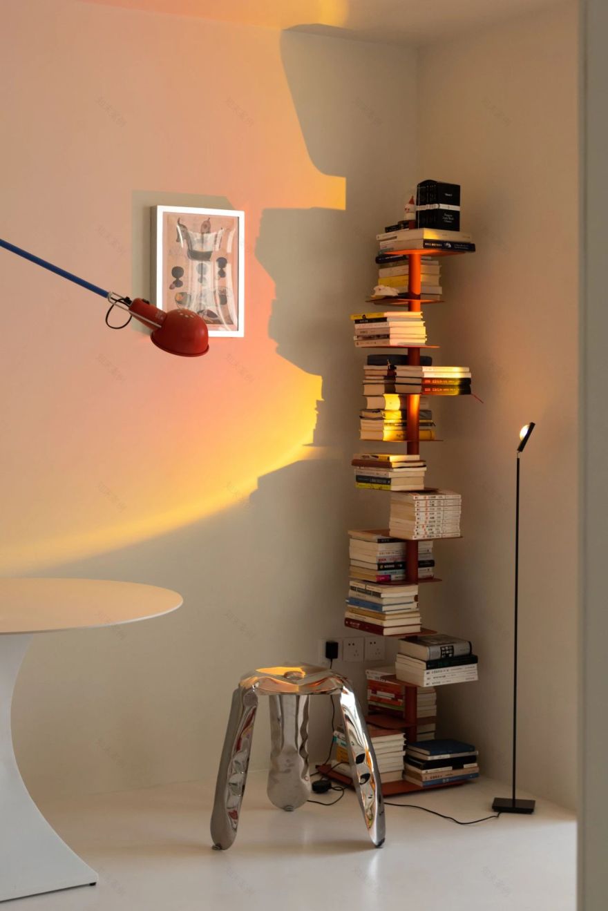 氧气空间 · 孟菲斯艺术元素注入现代独居女孩空间丨中国北京丨安之见舍空间设计事务所-33