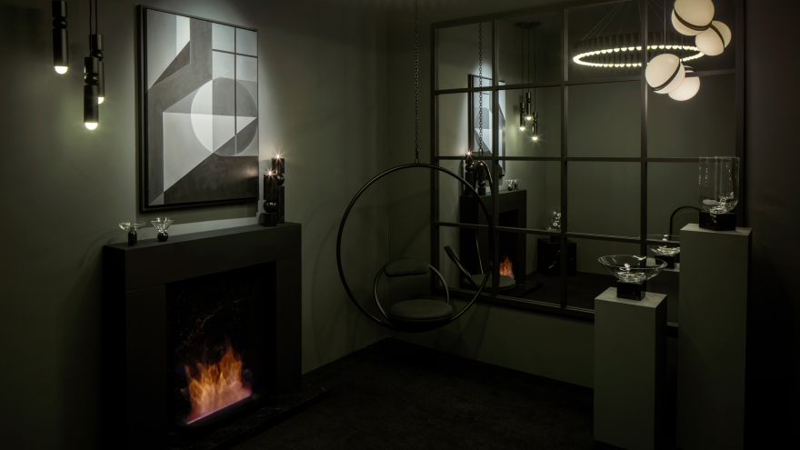 Lee Broom creates mirror illusion in London showroom-0