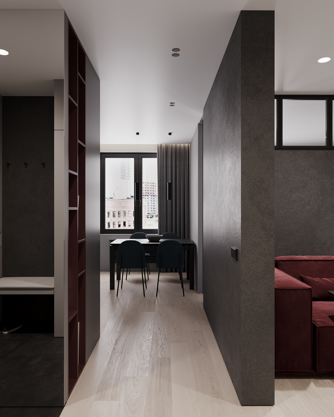 74㎡公寓设计 不一样的设计感觉！-7