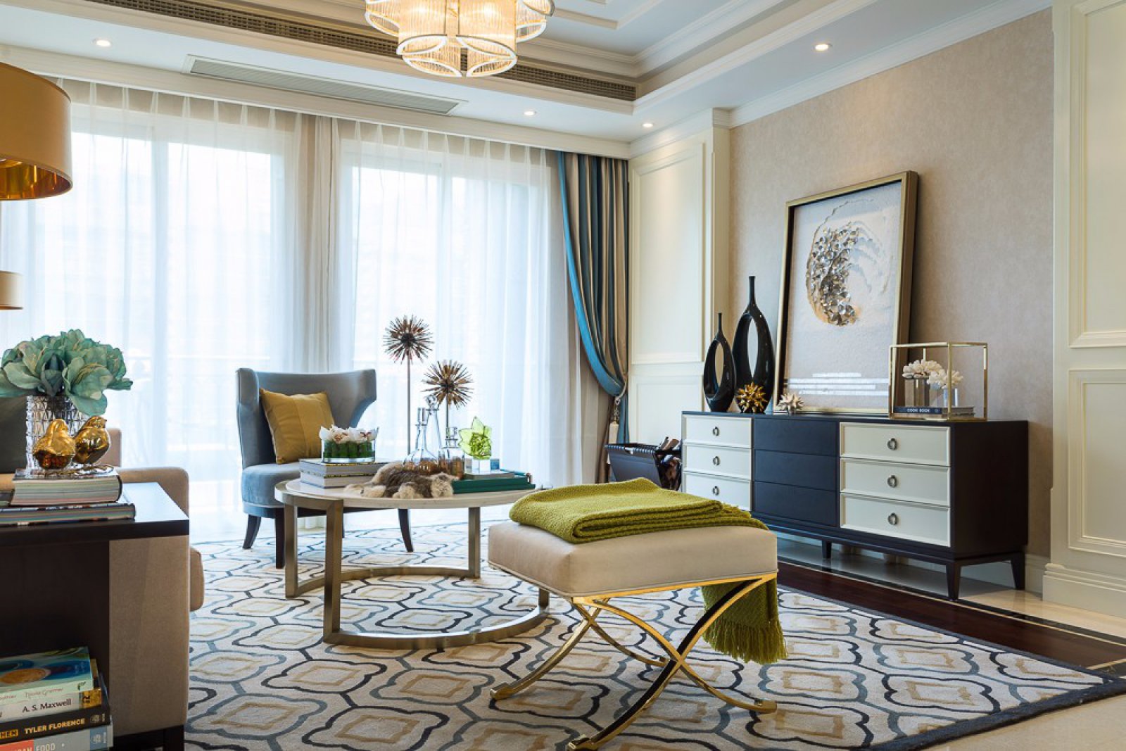 138㎡中天之江诚品洋房  易和设计-极尚软装-24