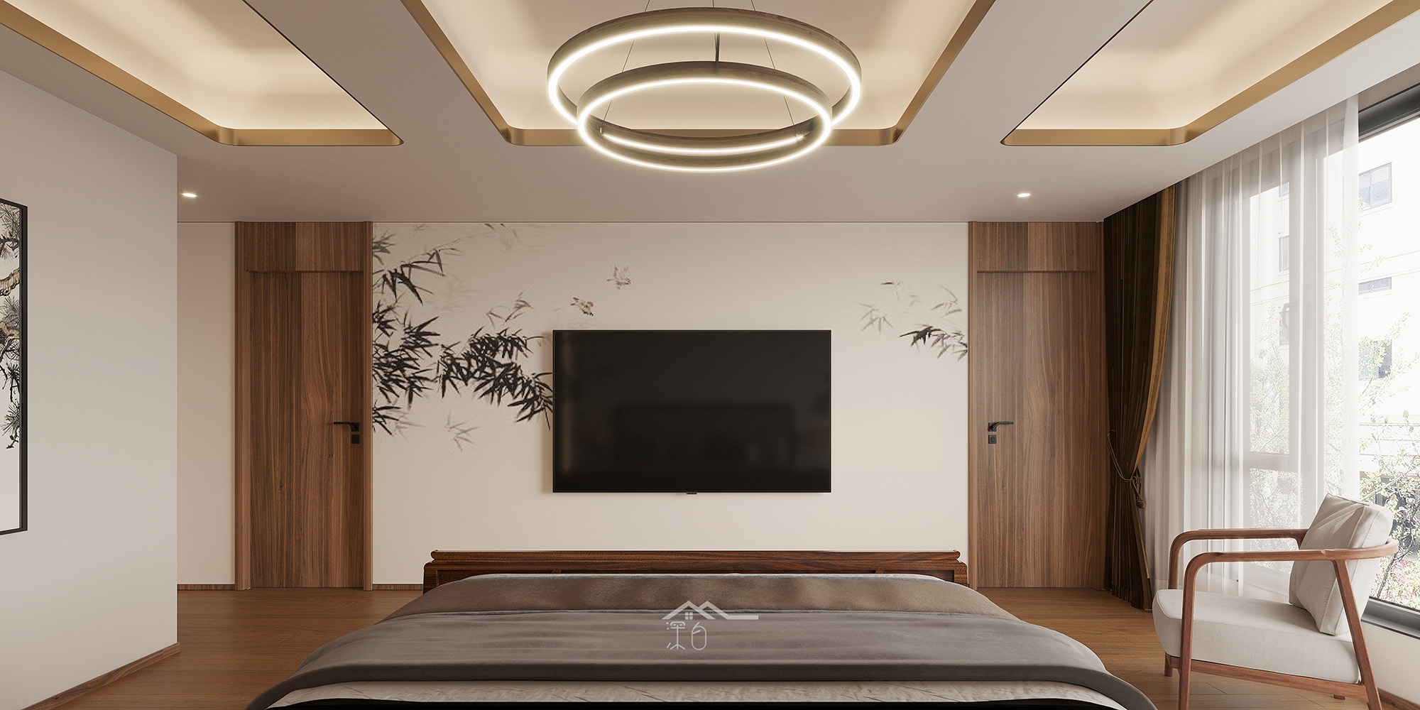 山水之间 · 王艳打造的艺术化别墅空间丨中国无锡丨深白空间设计事务所-25