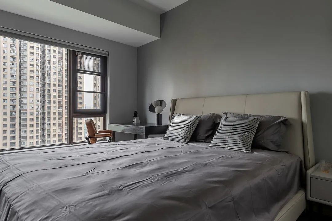 咸阳 123㎡二手房改造,高级黑电视墙设计惊艳翻倍!-42