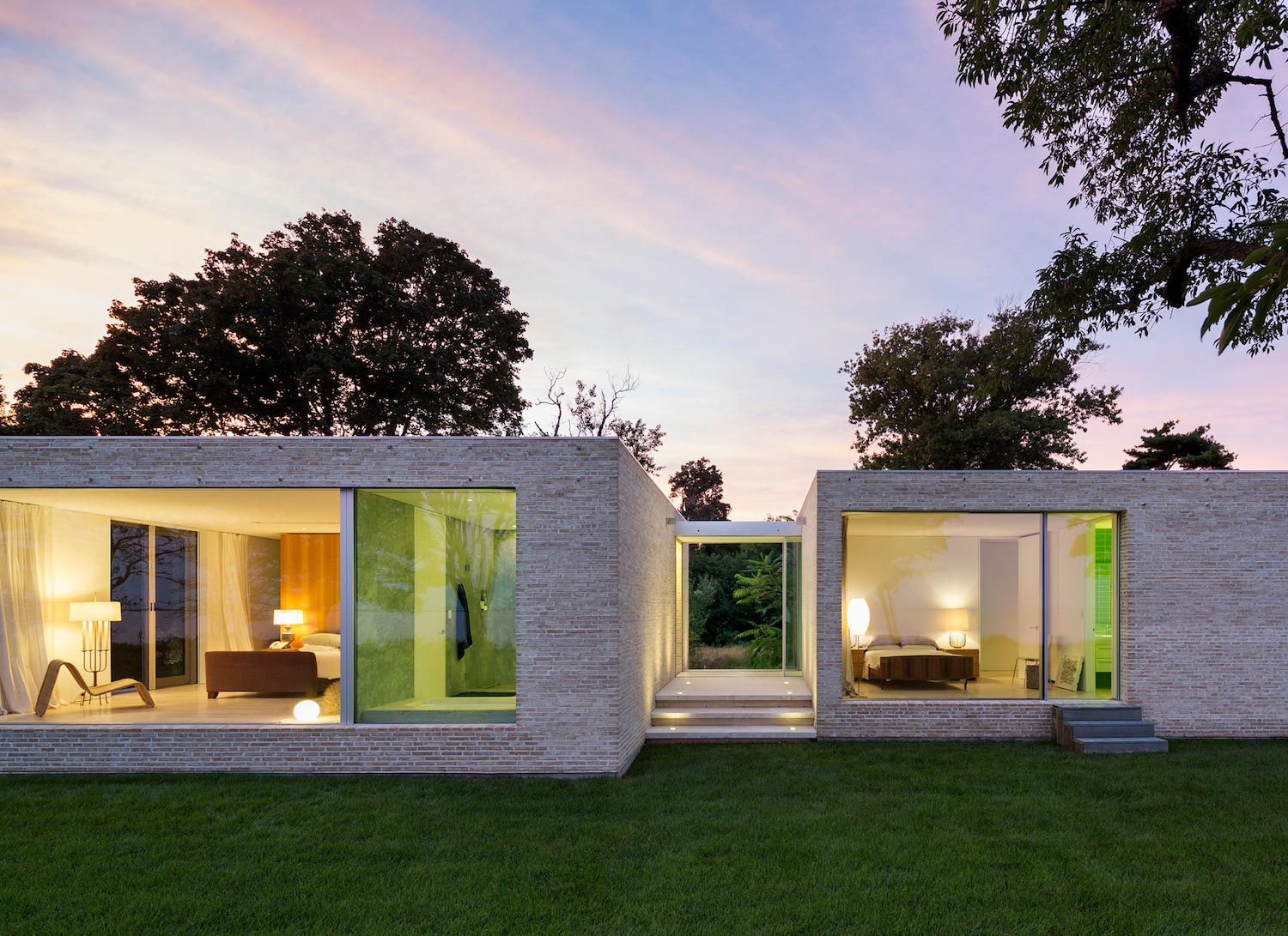 Weekend home built on the south shore of Long Island having large sliding glass doors to experience the landscape around the house   Page 2 of 2   CAANdesign  Architecture and home design blog-4