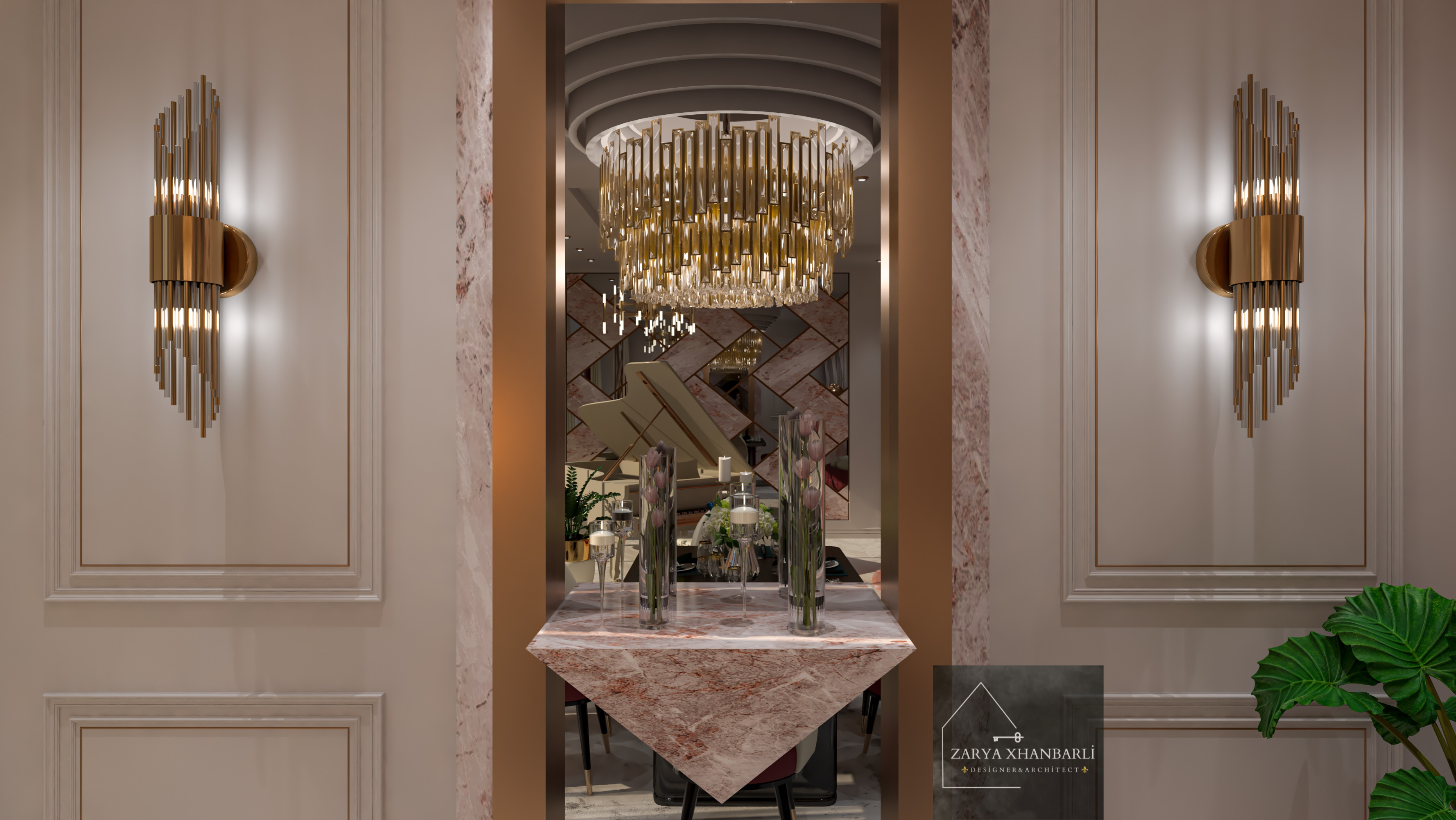 50 平客厅室内设计丨Nazrin Qanbarli-4