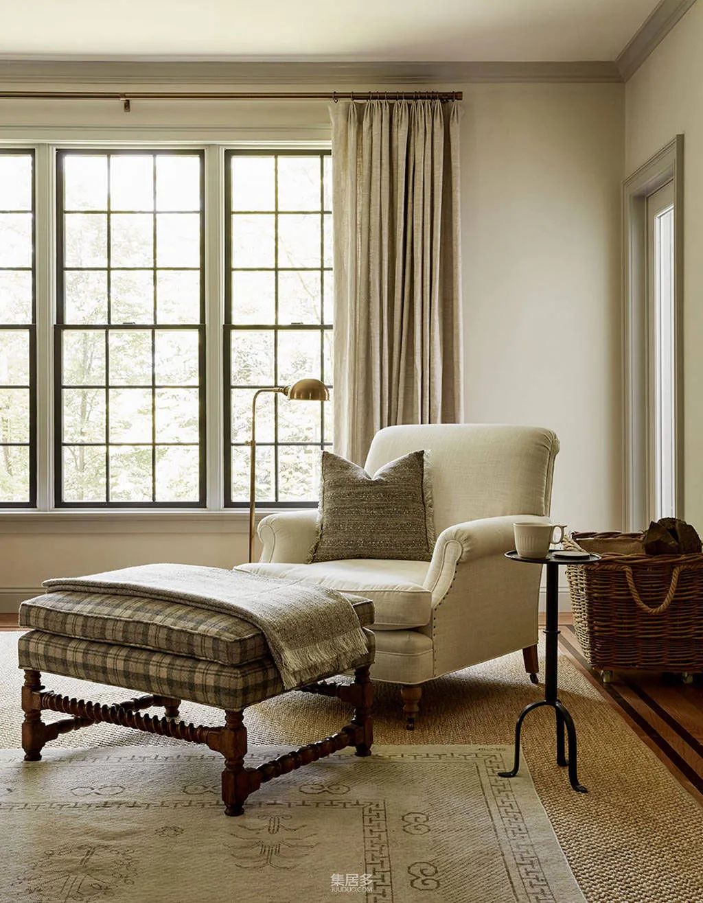 马萨诸塞州殖民风格别墅室内设计丨意大利马萨丨Studio Becca Interiors-3