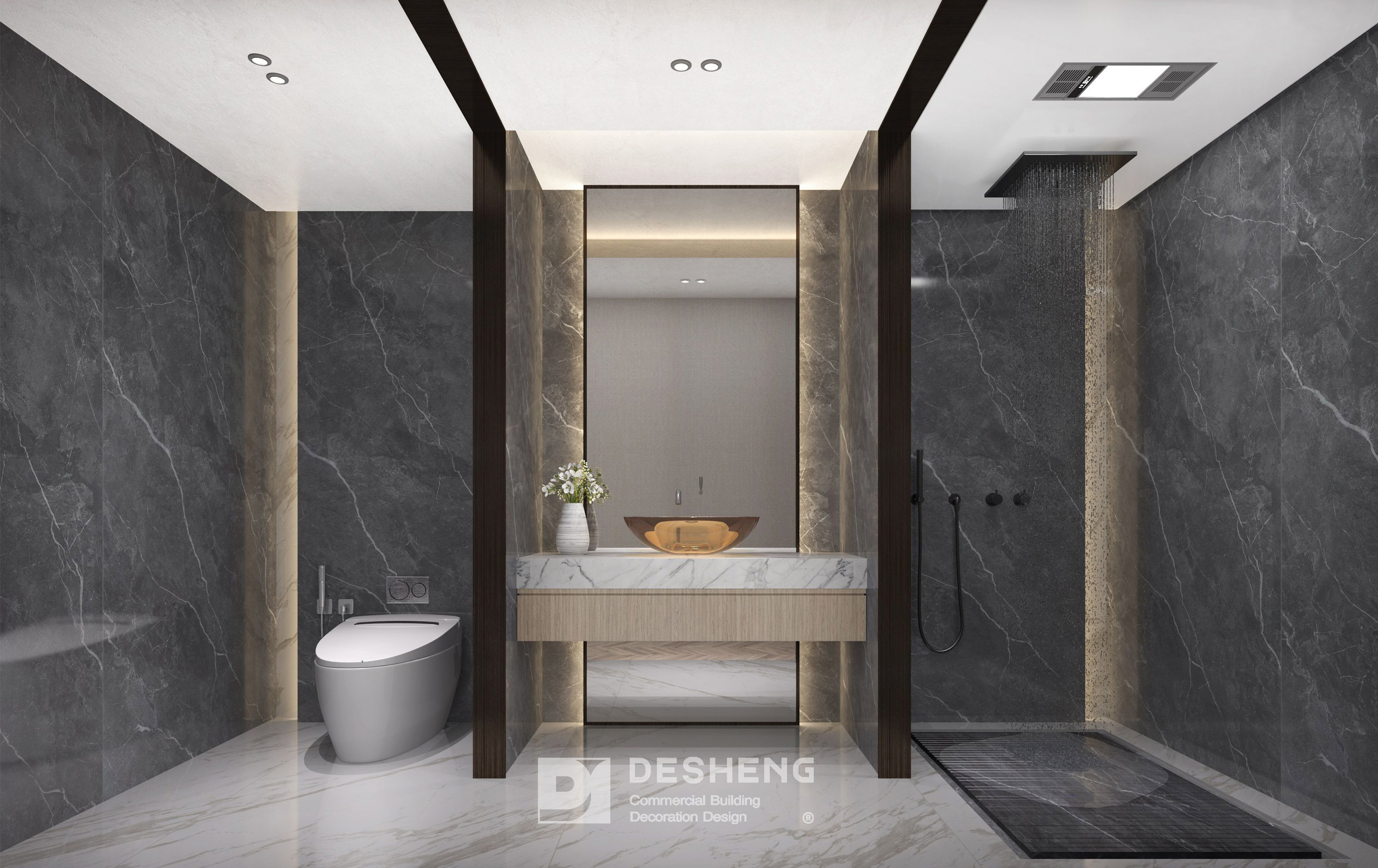 德盛装饰办公室装修案例宝朗实业-76