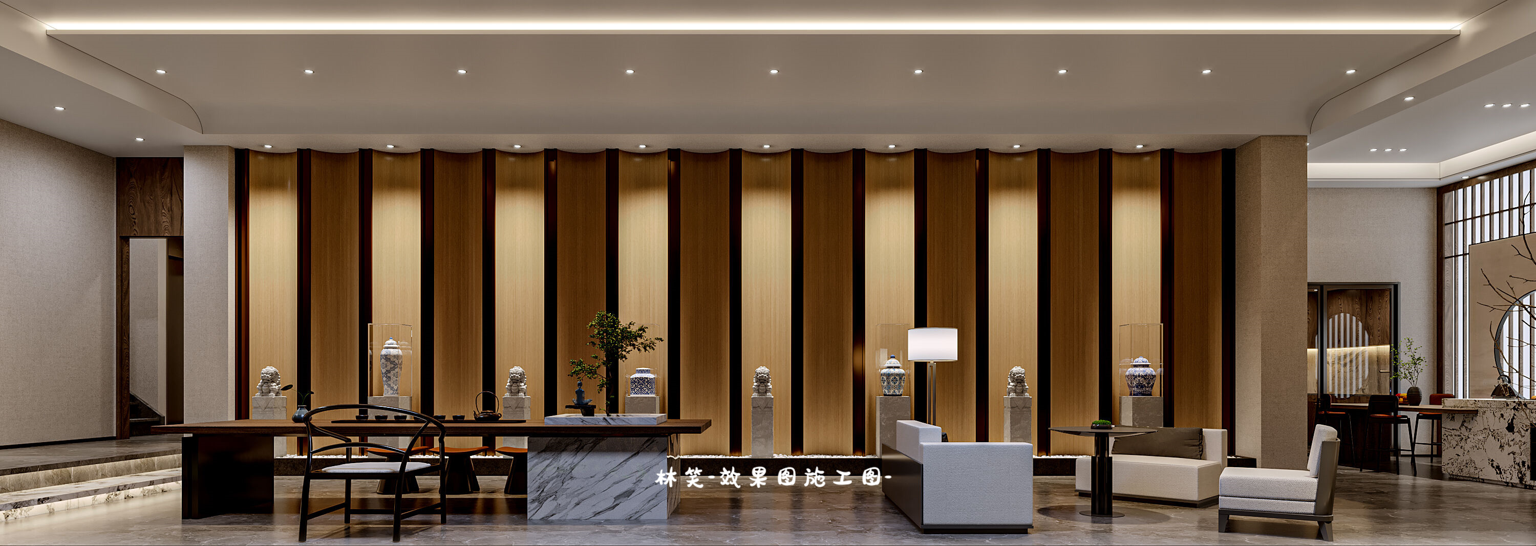 隐奢避世，酒店民宿一体化设计-2