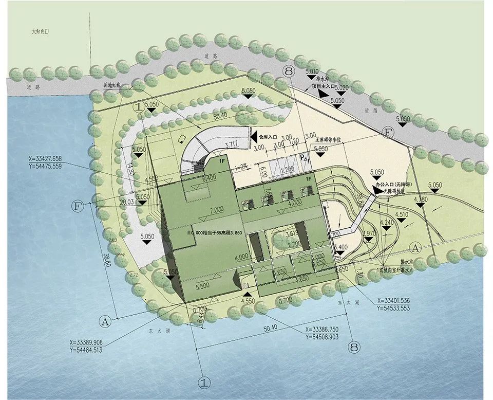 苏州东太湖防汛仓库获德国设计奖 | 融入自然的绿色建筑-44