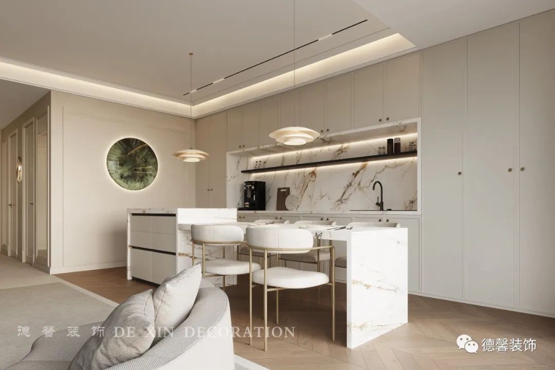 广州南沙 300㎡轻法式别墅设计丨中国广州丨德馨装饰-23