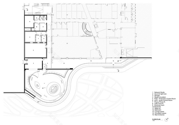 Al Jazeera Network Studio Building Veech X Veech-28