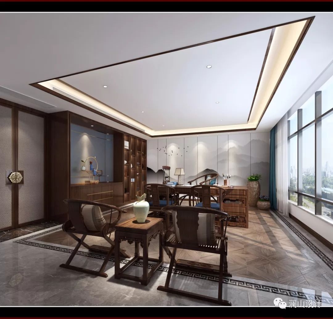 澜山设计 | 泉会所,古雅大方的中式空间-28