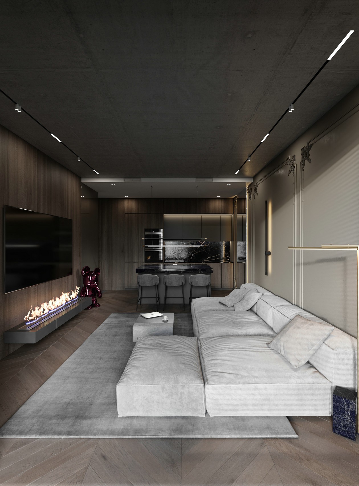 深色系住宅设计-1