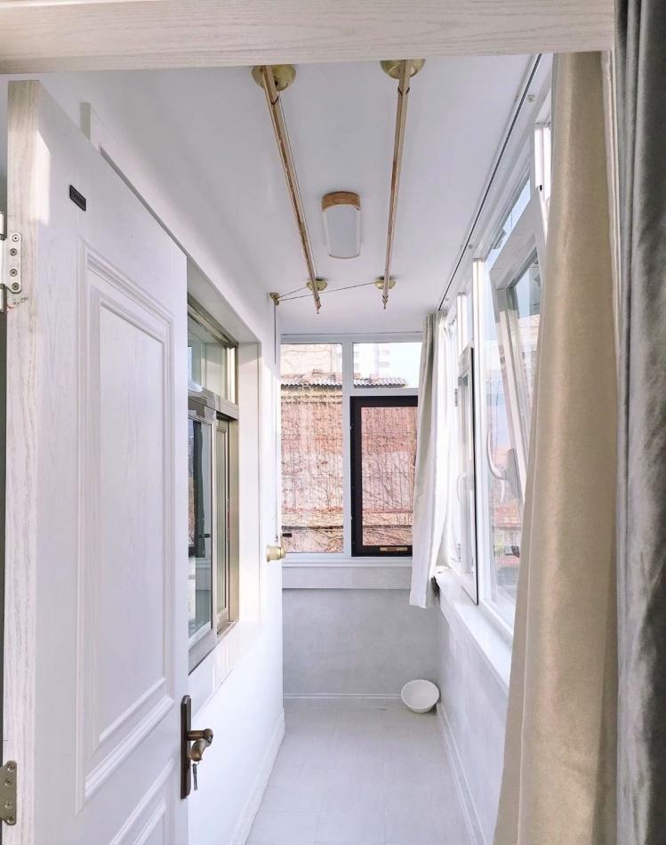 闻韶小区狭长户型逆袭 | 一室变三室，阳台改卧室娱乐区-14