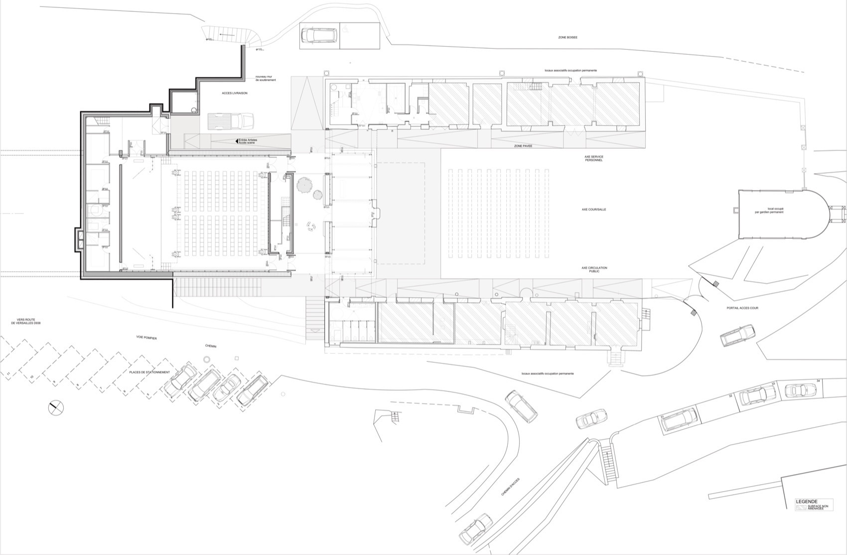 Châteaufort多功能厅丨法国丨Berellini Architecte,Leo Berellini等-49