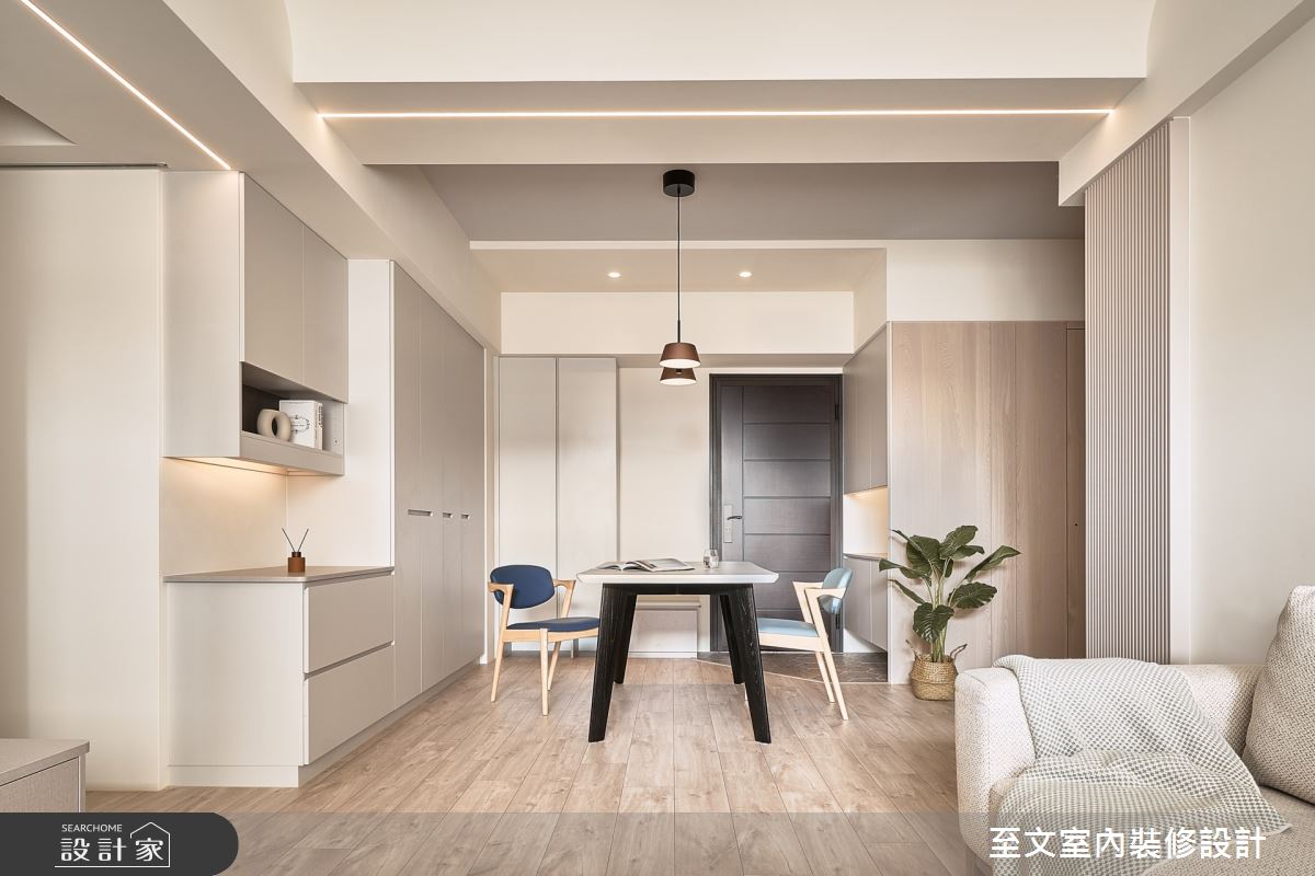 至文·曦影·北欧风·29坪设计案例丨至文室内装修设计-3