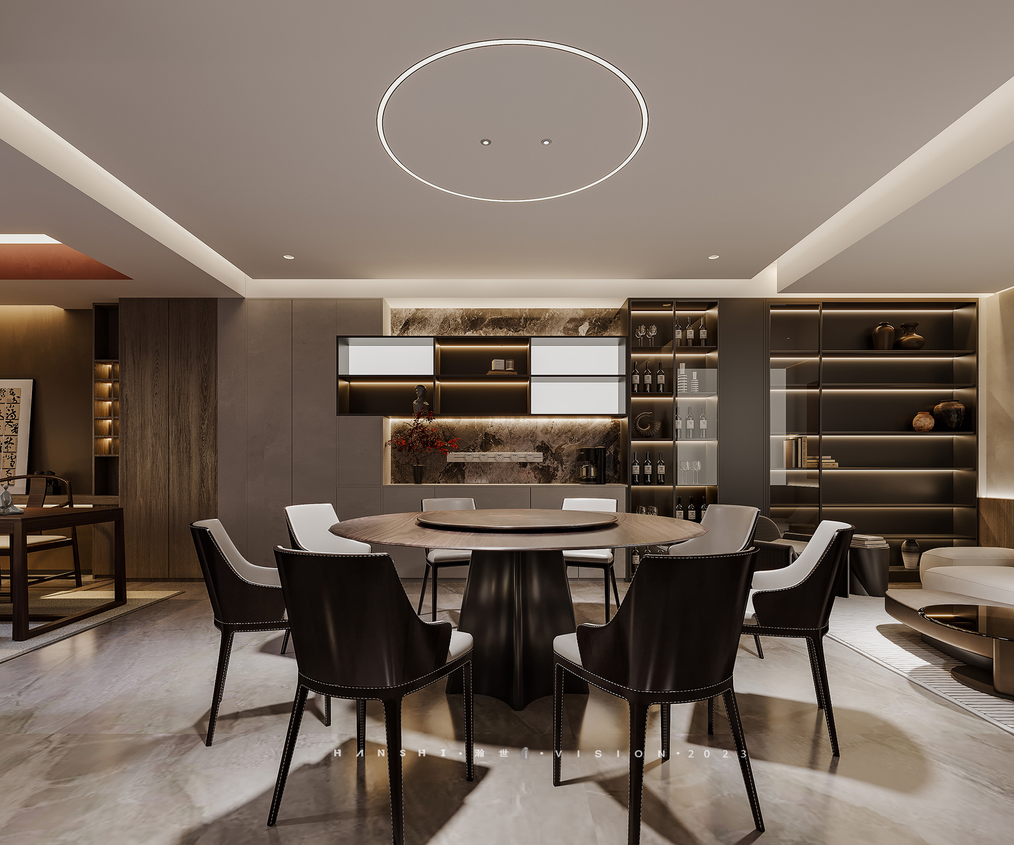 现代意式别墅一瀚世表现-2