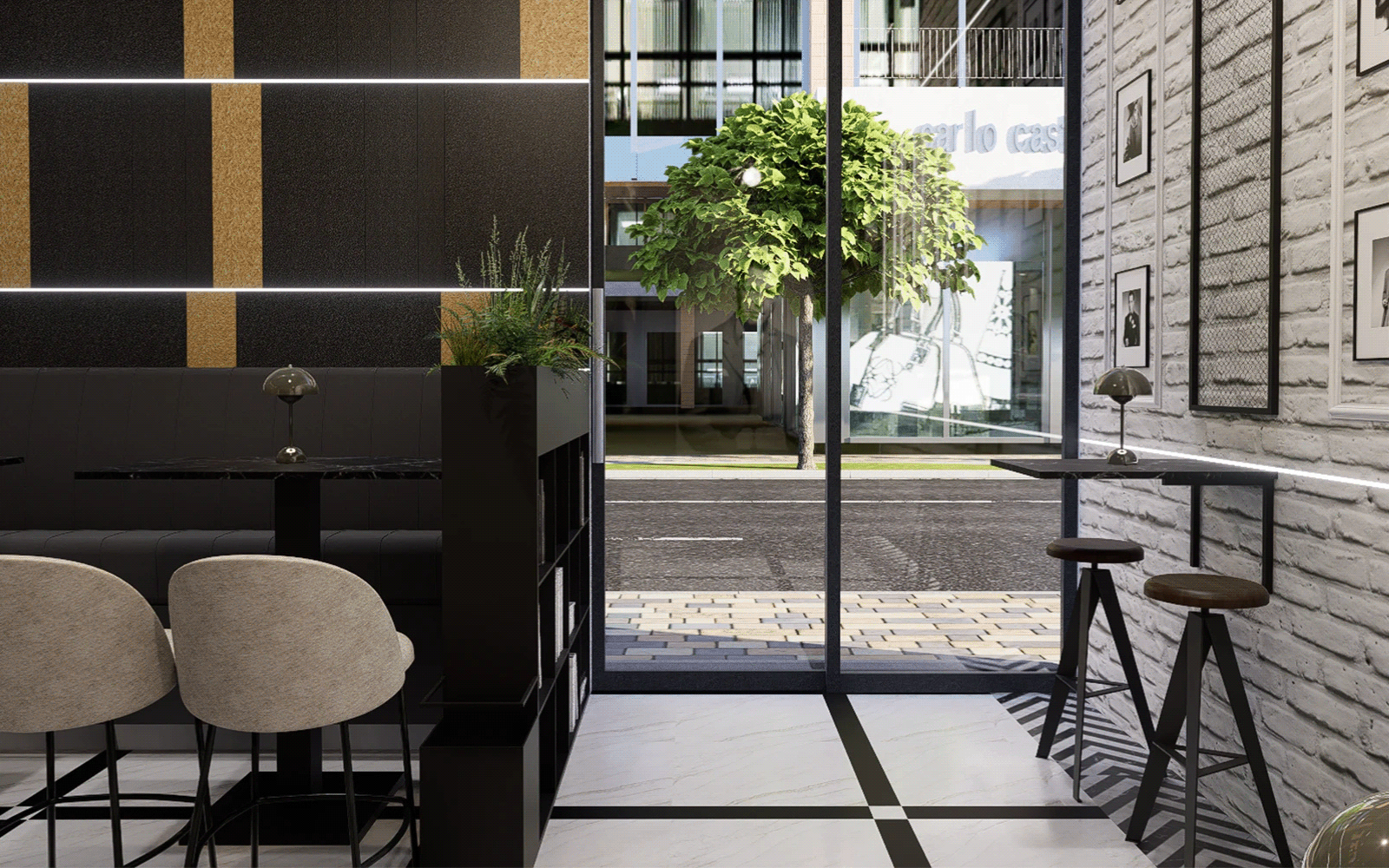 Bogart Café Bar工业风格咖啡馆室内设计丨克罗地亚丨M1st Design,室内设计师Matej Kušević-17