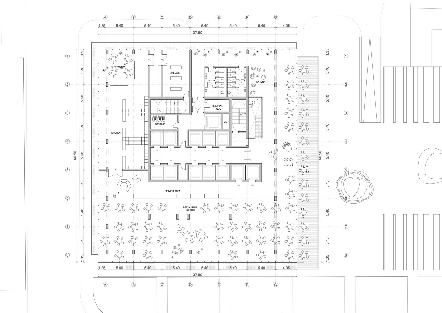 BIG 设计法兰克福新塔 雕塑般造型融入绿色空间-32