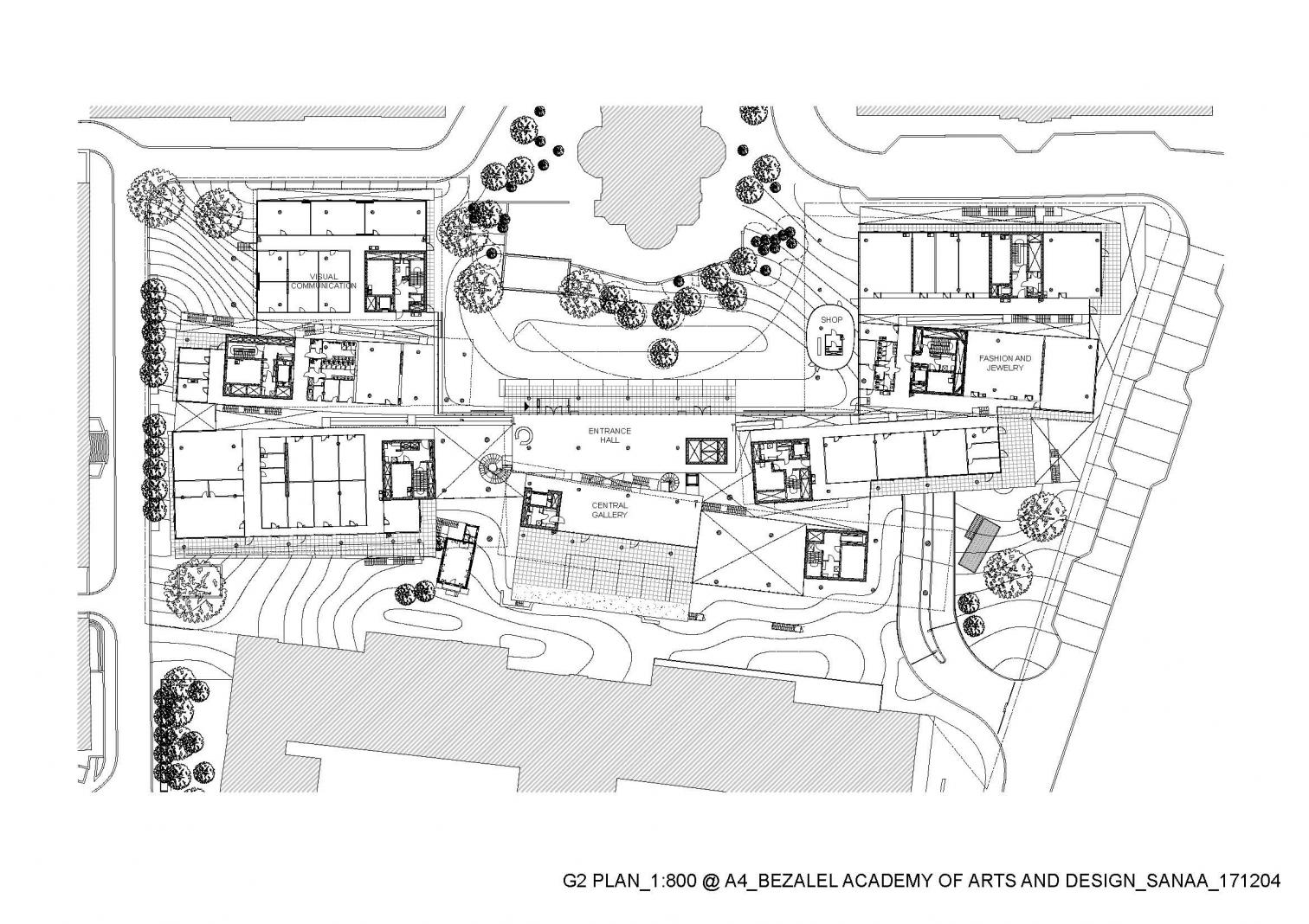 耶路撒冷 Bezalel 美术学院层叠景观校园设计丨俄罗斯-15