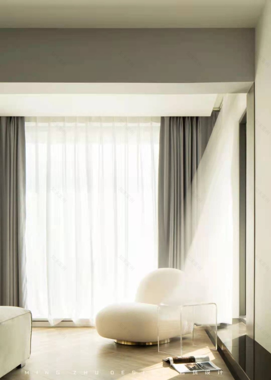 被温柔眷顾的盐系新家丨中国自贡丨名筑设计-17