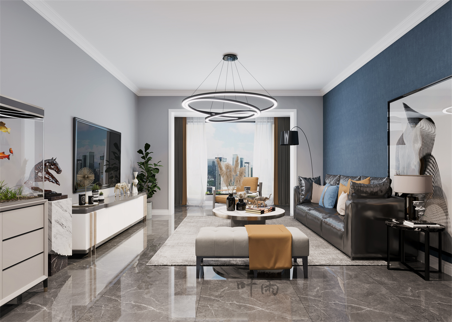 现代平层设计之光-11