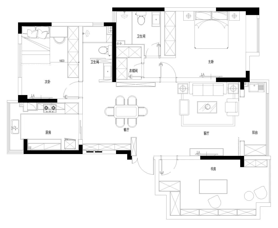铭望·海福巷 · 现代简约养老宅丨铭望装饰-11