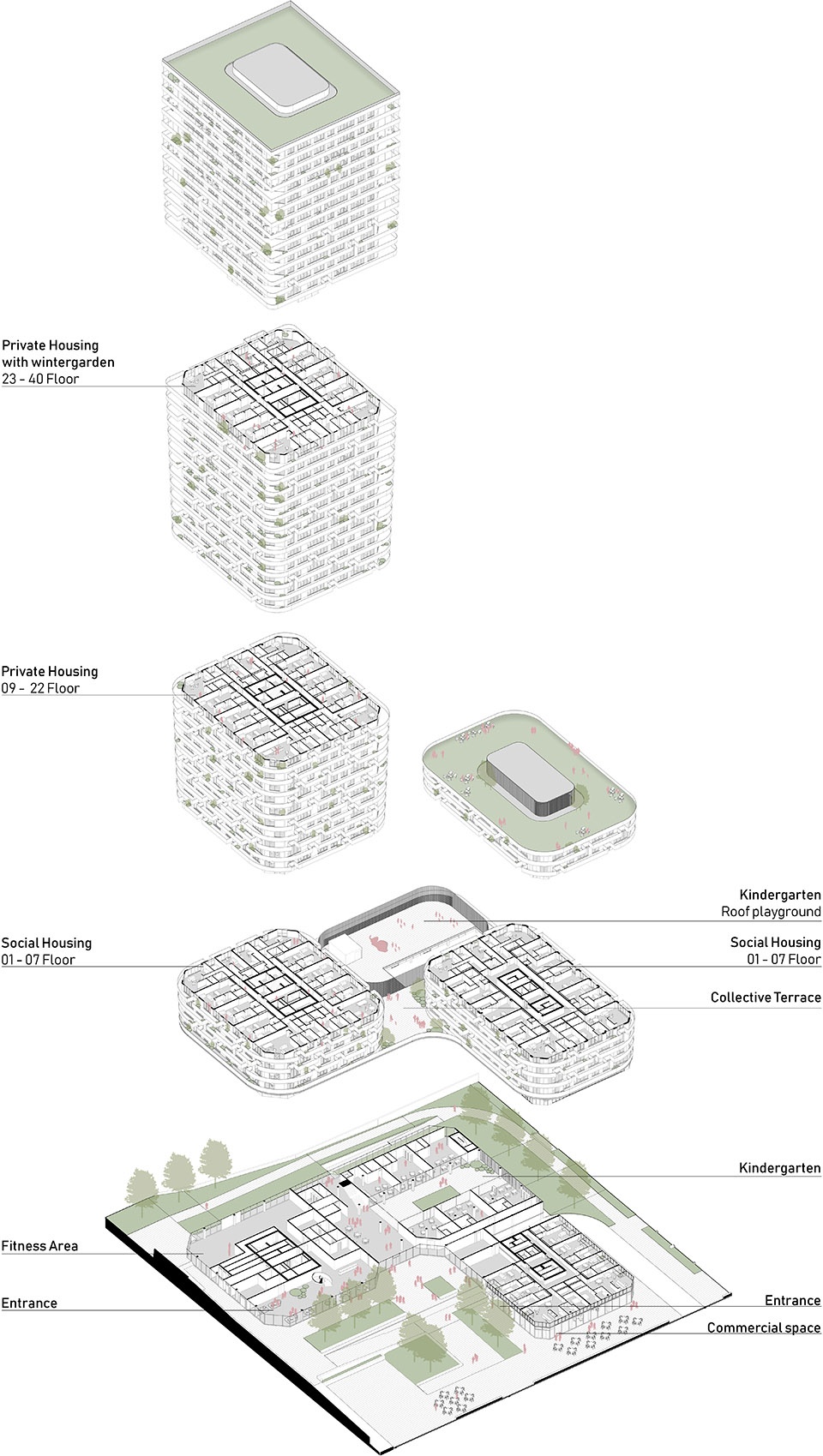 法兰克福多功能住宅塔楼-10