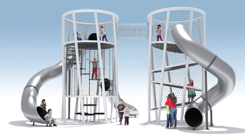 “Лазалия”“Стройка”等儿童游乐场地项目丨«Новые Горизонты»-26
