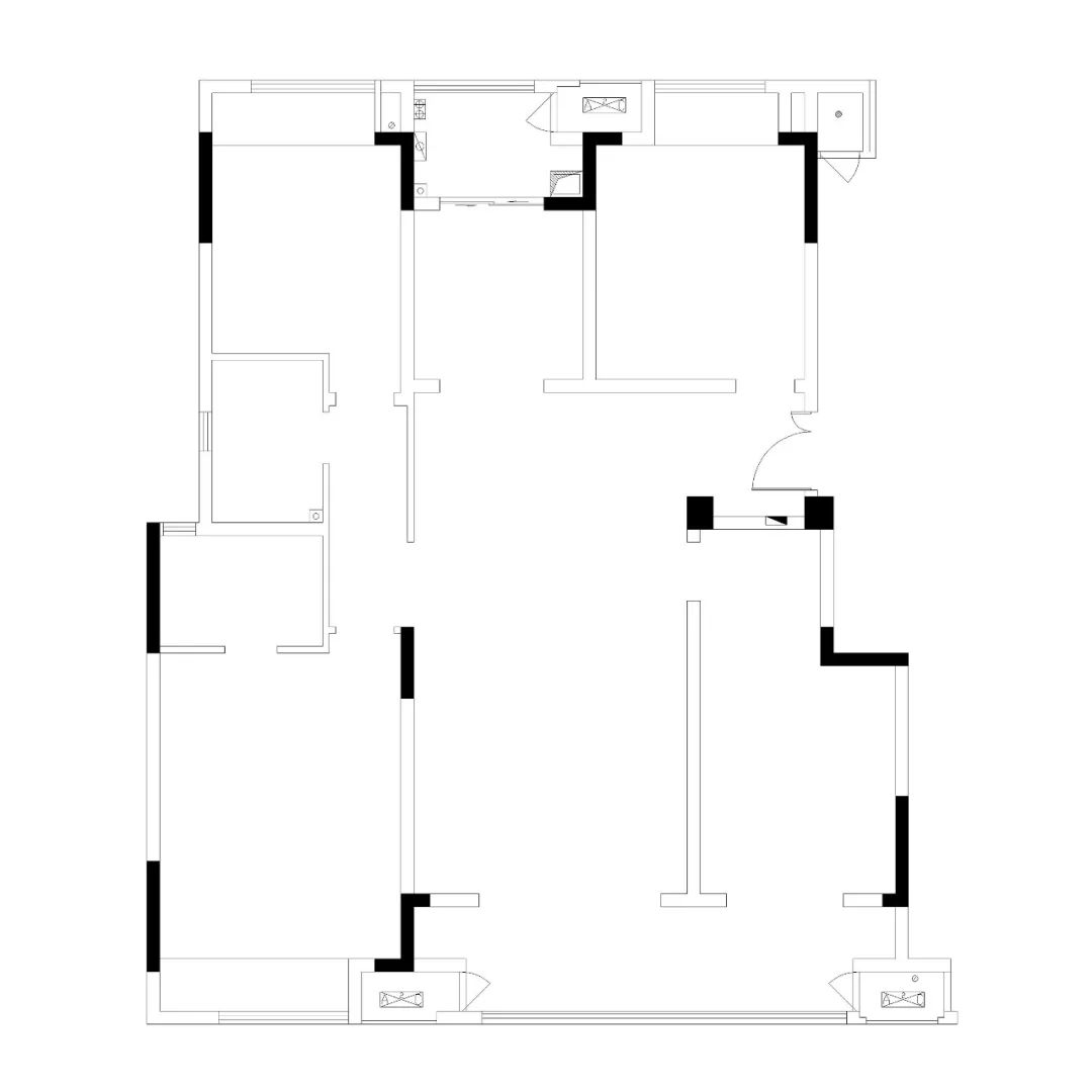 重庆渝北五旬夫妻的现代自然家丨中国重庆丨LS DESIGN 蓝山设计-3