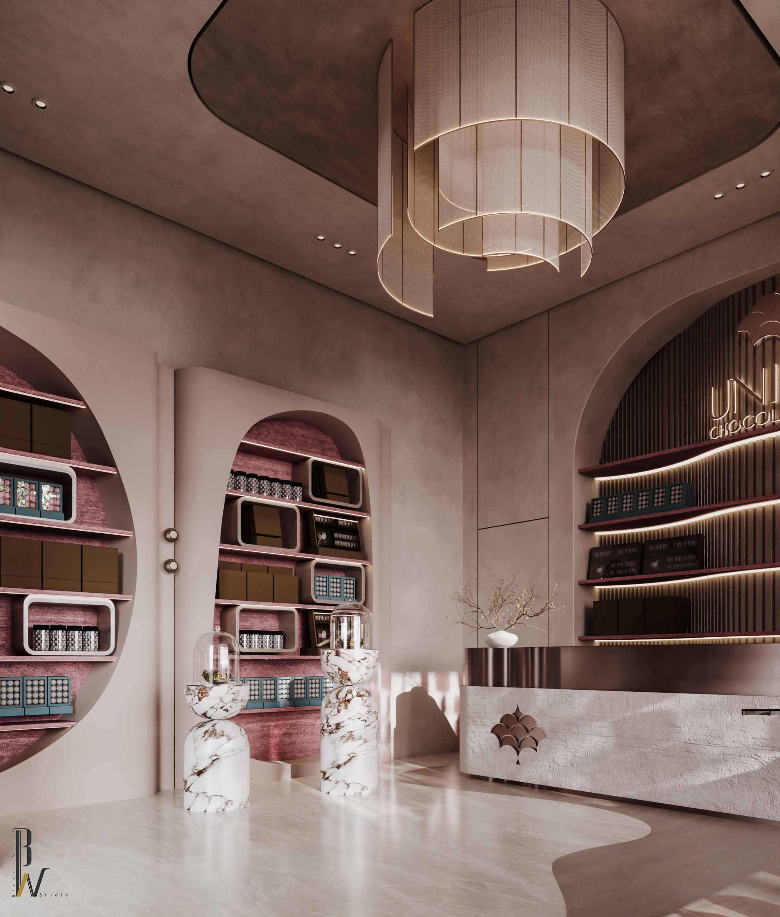 卢瑞（音译，需确认Lu·ury具体含义）巧克力精品店丨Black N White-13