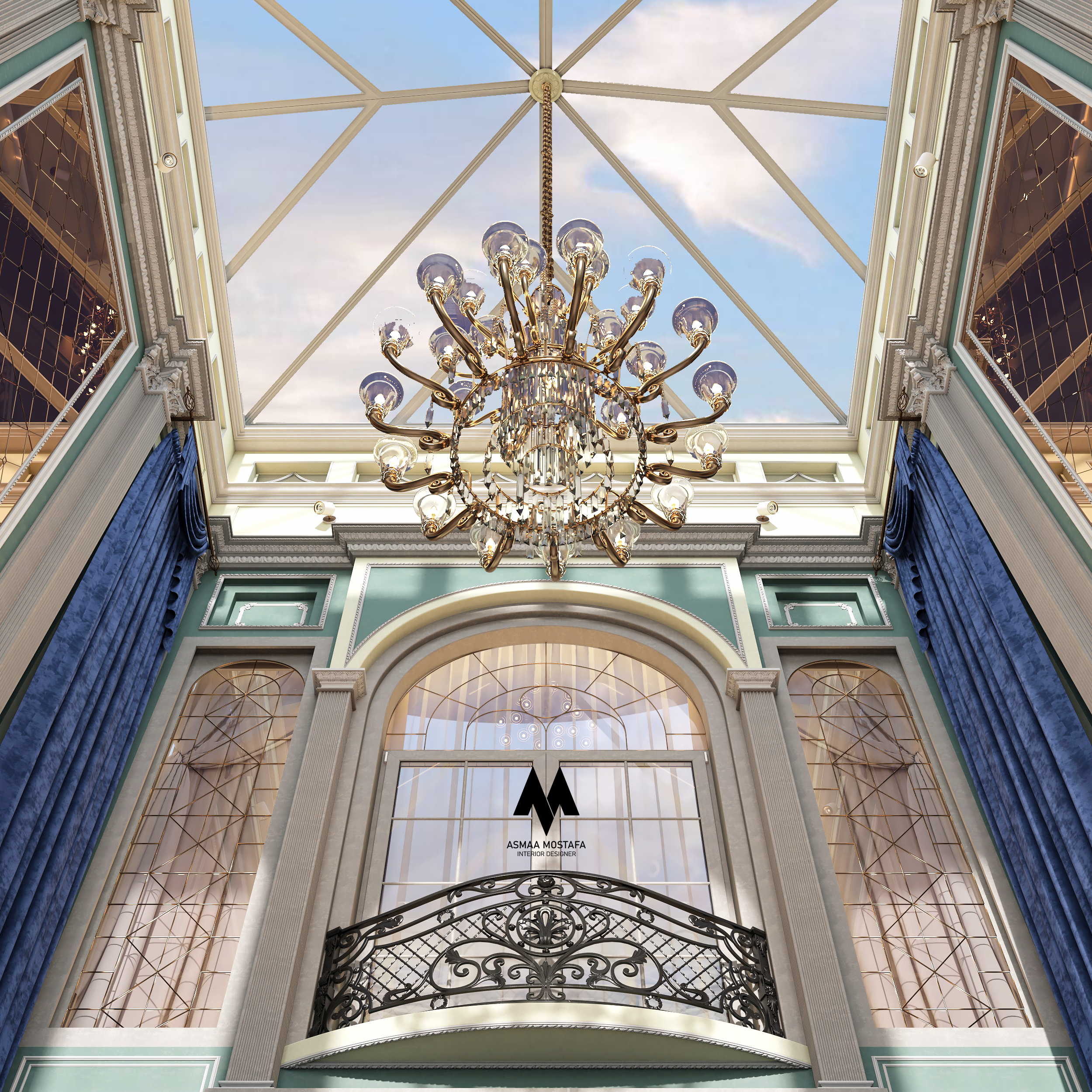 Villa 入口空间设计丨卡塔尔丨Asmaa Mostafa-7