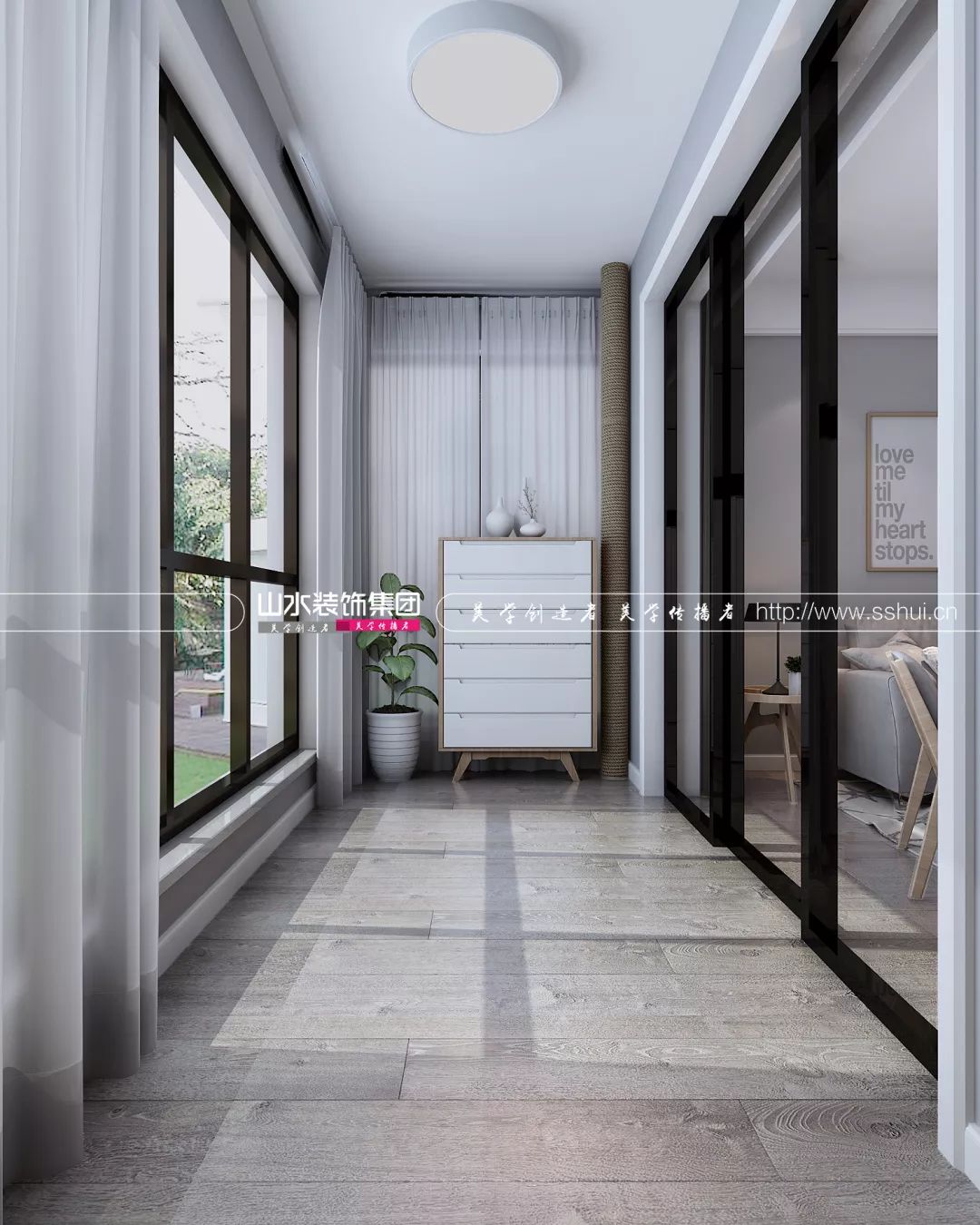 北欧风木质家居,合肥山水家居情景馆-20