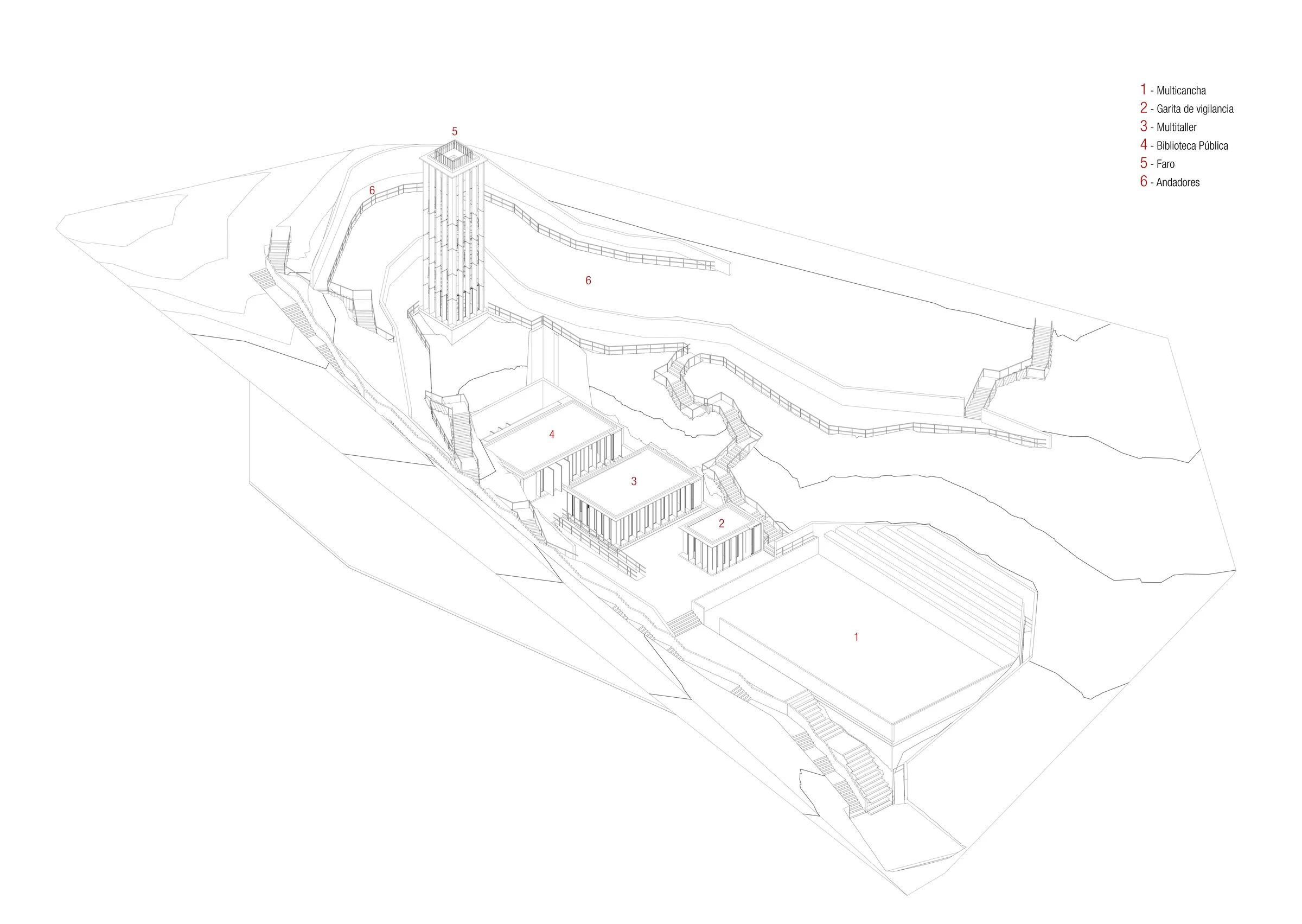 Barranca San Marcos Tultepec 瞭望塔丨墨西哥-53