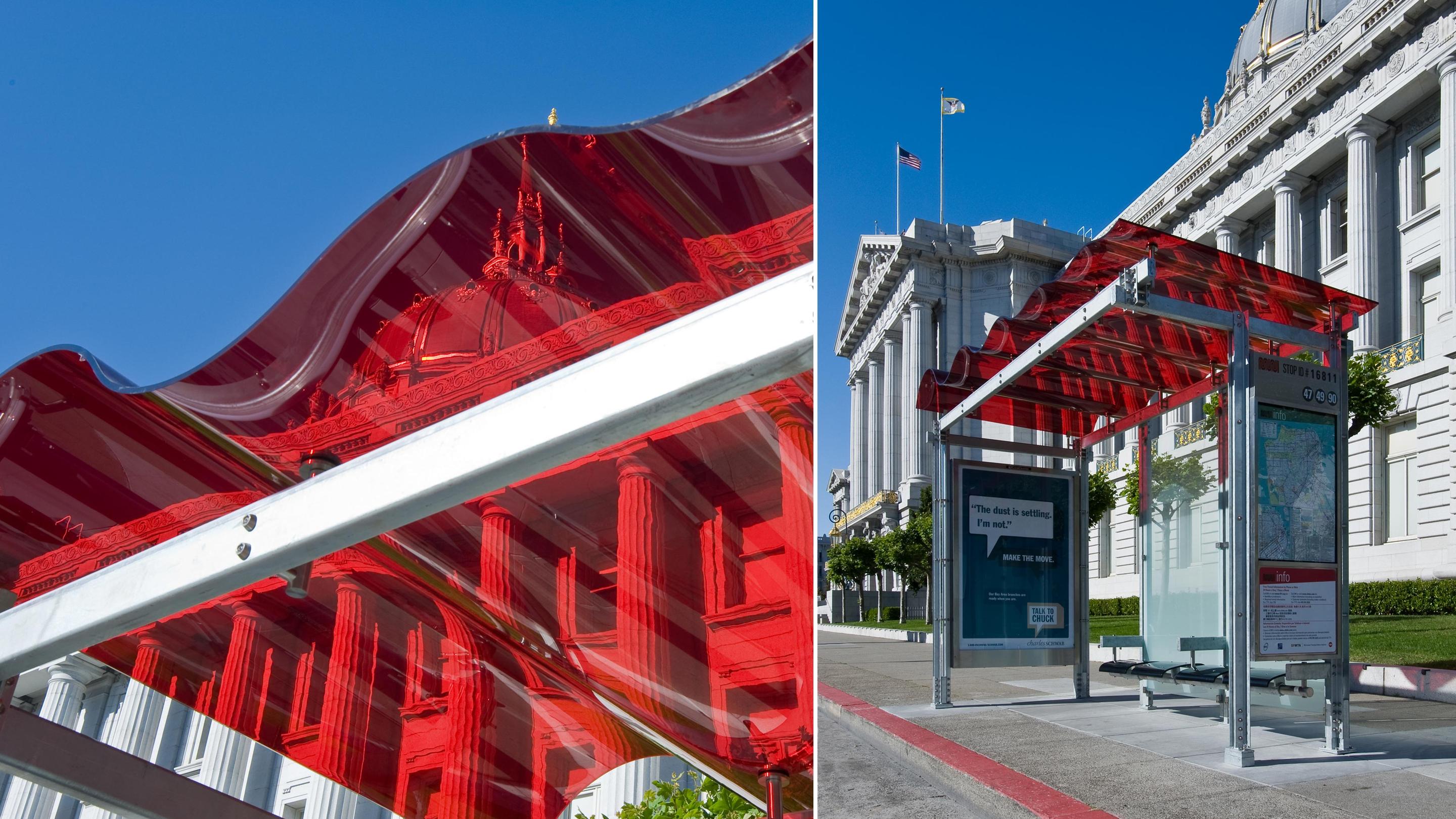 旧金山新一代公交候车亭设计丨美国丨Lundberg Design-6