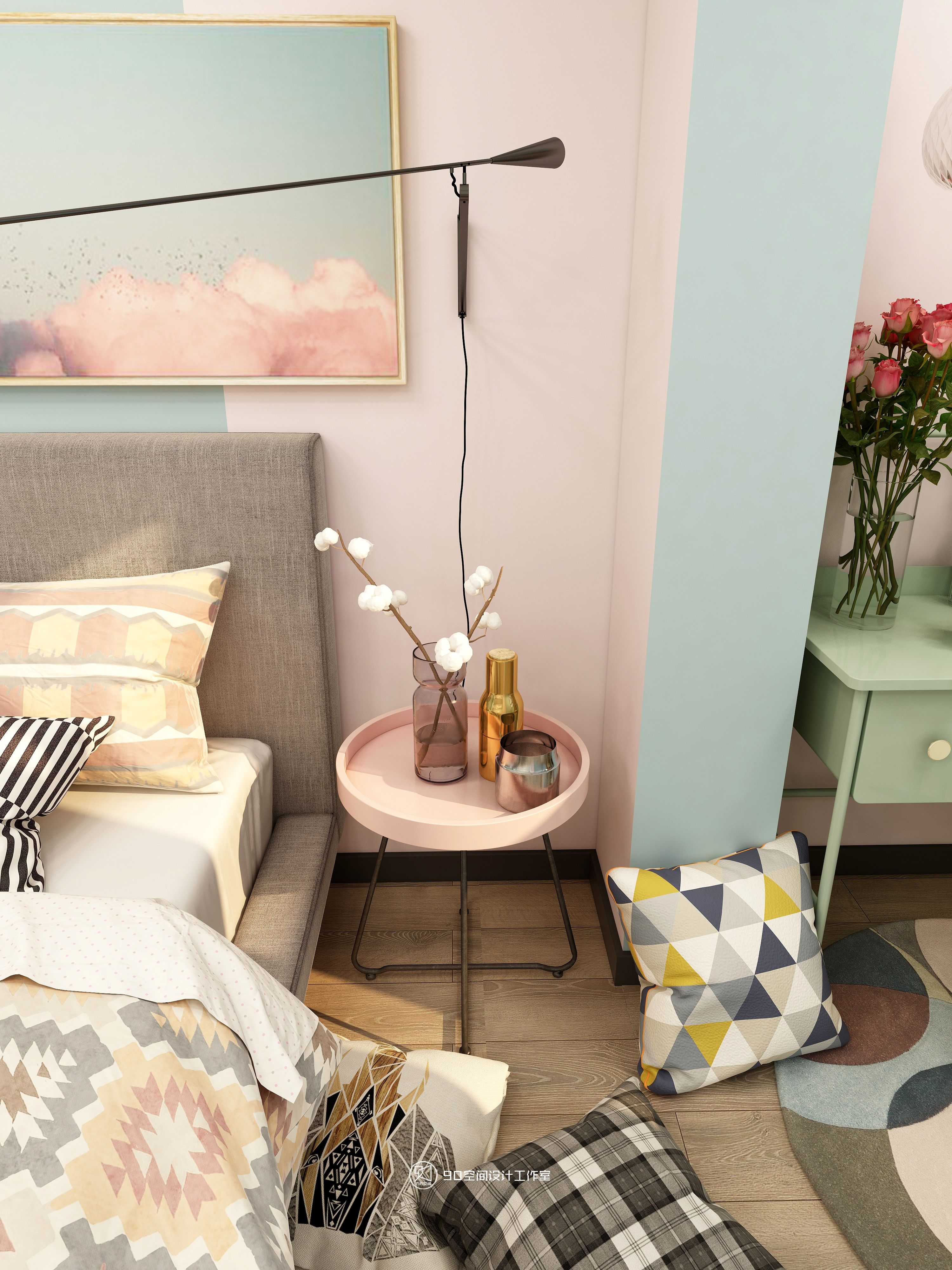 修炼爱情 · 轻奢 90 平方 2 房 2 厅 1 卫设计-69