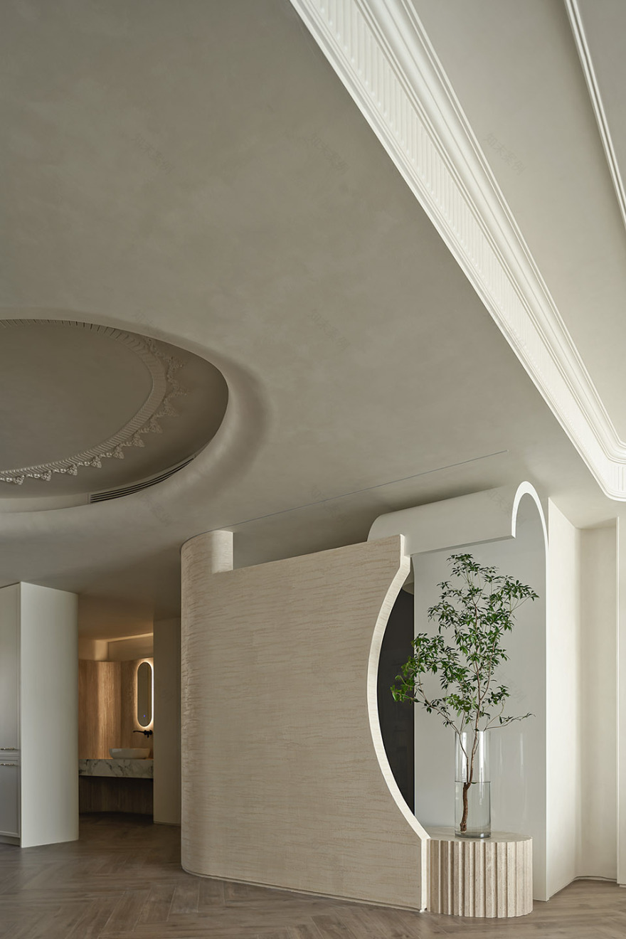 “流动的优雅”住宅丨中国扬州丨扬州上维美学空间设计有限公司-0
