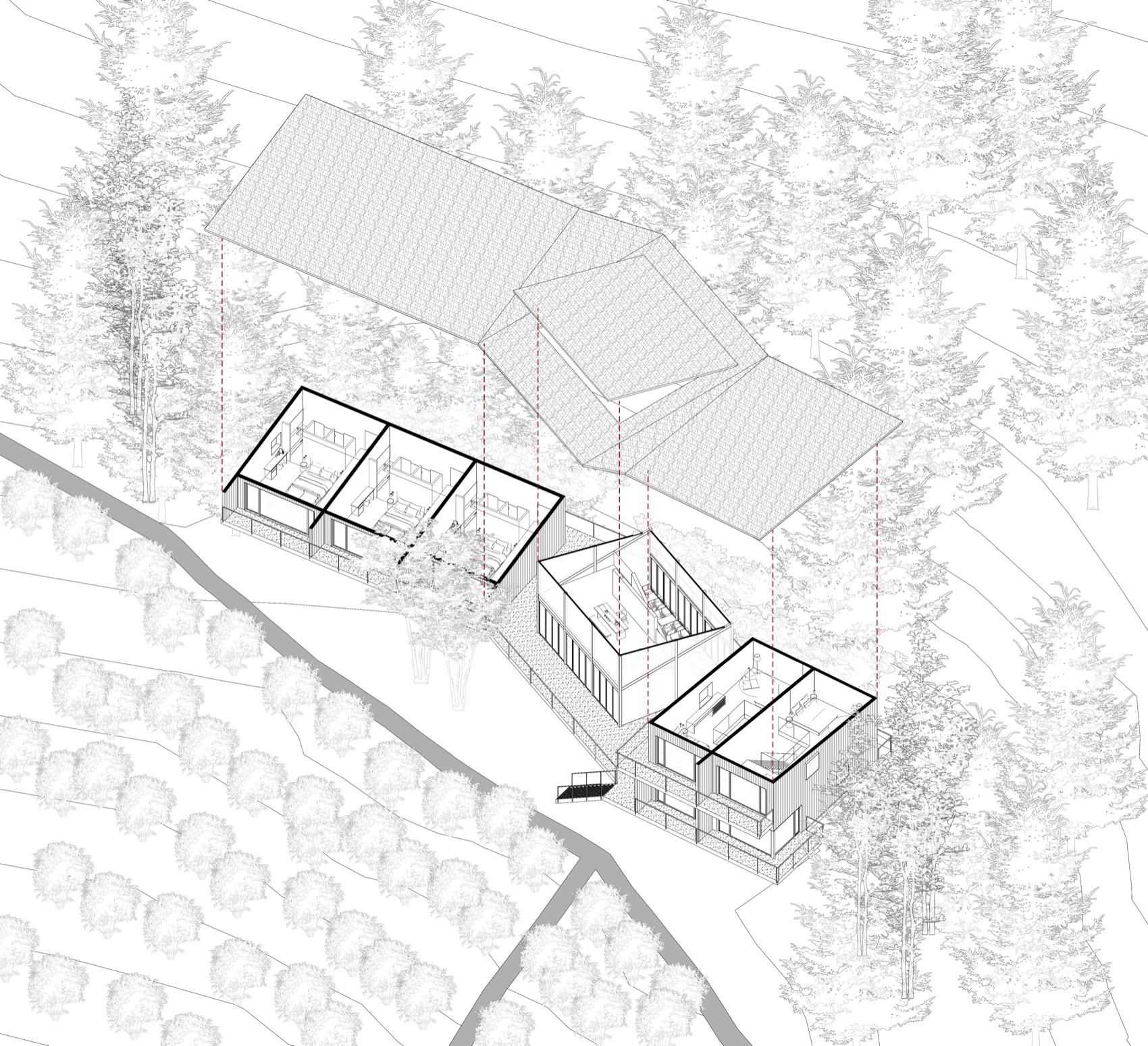 吉安黄竹岭茶田民宿丨中国吉安丨白岛营造设计工作室+介於建筑设计工作室-38