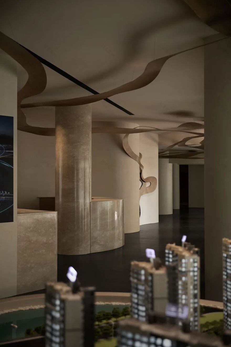 黎水仁佳设计|流动美学翡丽云庭售楼中心-15