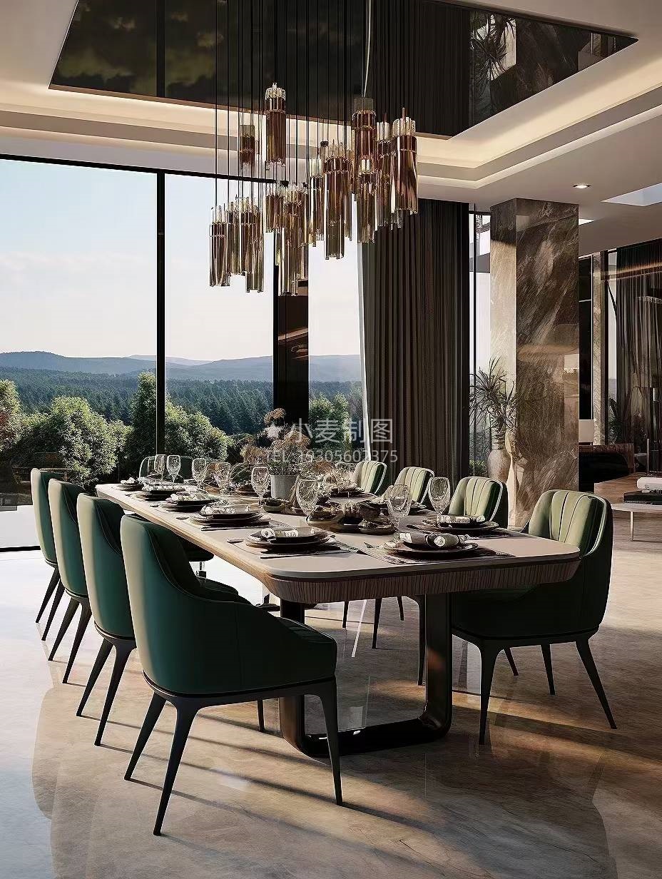 高颜值森系|现代轻奢风| 530㎡的别墅美家！-2