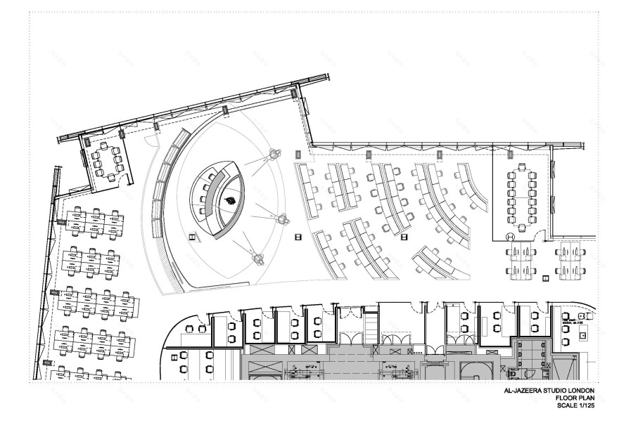 伦敦地标建筑中的“颠覆性”新闻演播室-26