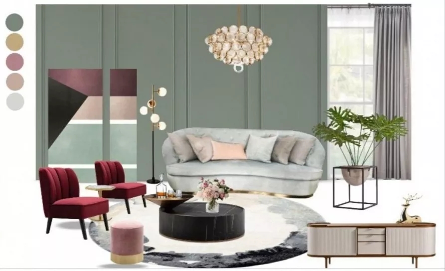 精装房逆袭,浪漫轻奢空间的软装魔法-20