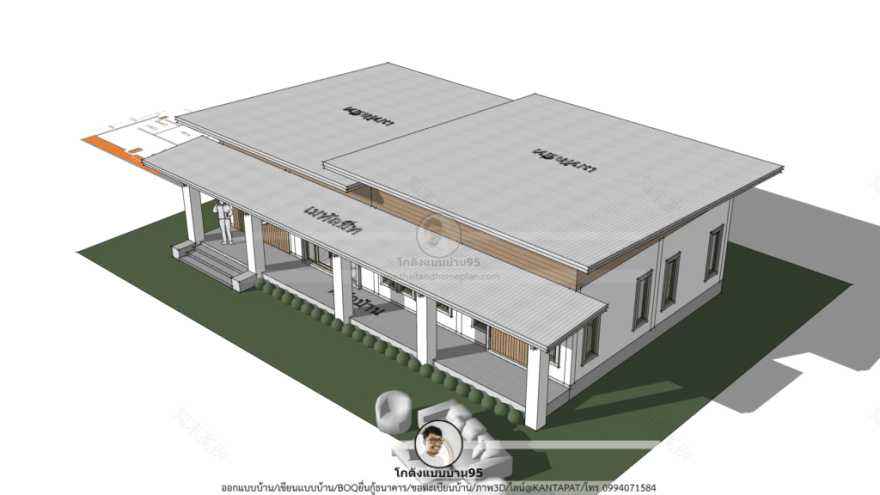 现代房屋 P 1930 单层房屋设计-17