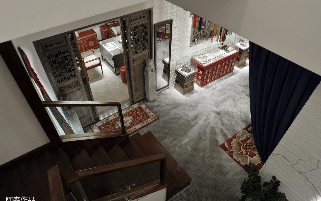 民宿设计师阿森丨重庆七隆藏传文玩会所-2